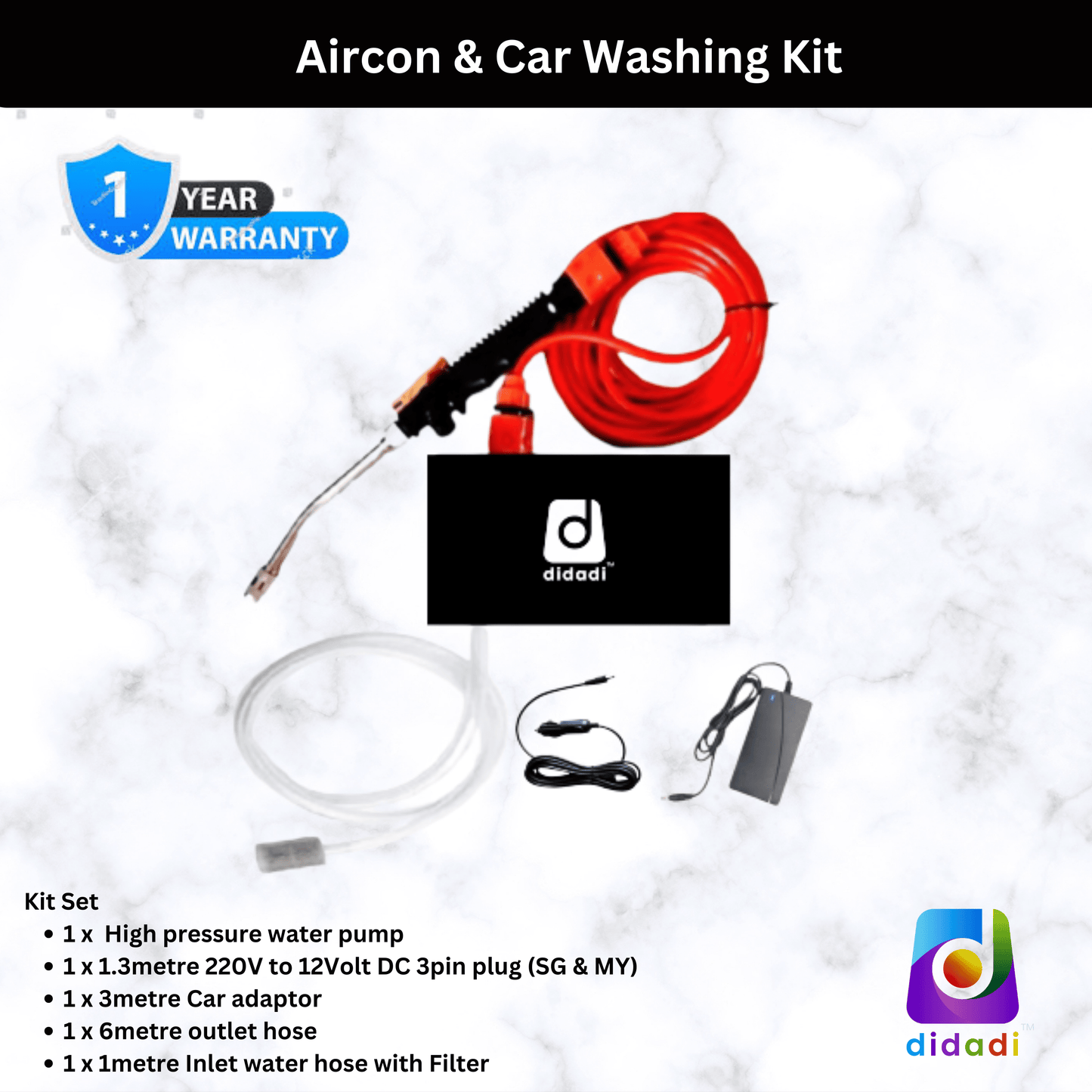 Aircon & Car Cleaning kit set